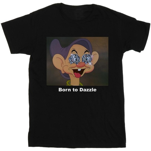 textil Niña Camisetas manga larga Disney Dopey Born To Dazzle Negro