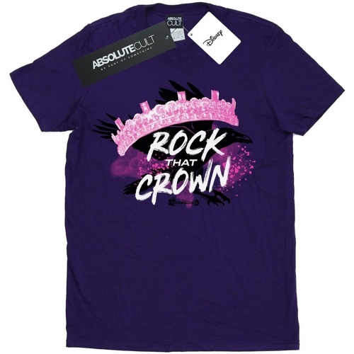textil Niña Camisetas manga larga Disney The Descendants Rock That Crown Violeta
