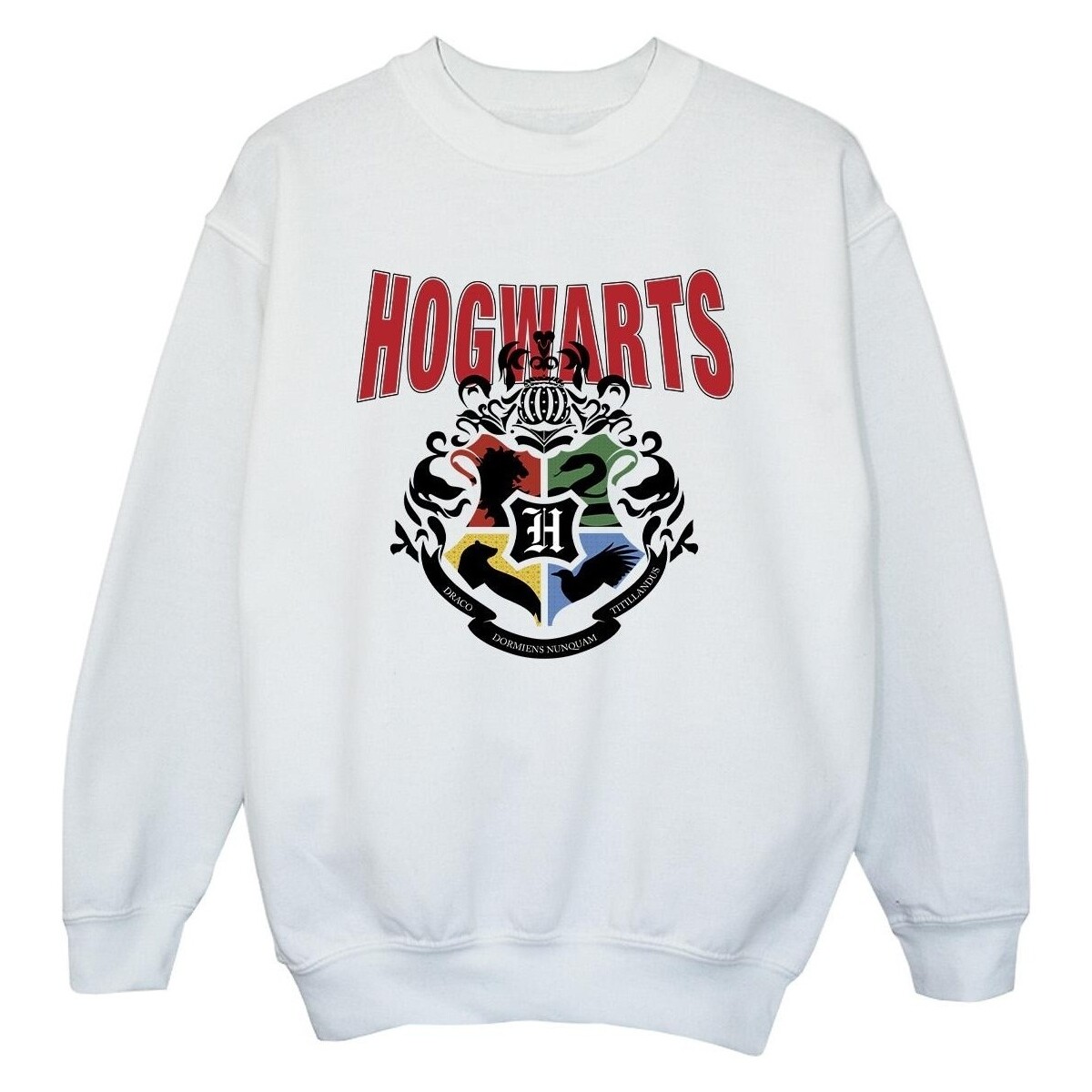 textil Niño Sudaderas Harry Potter Hogwarts Emblem Blanco