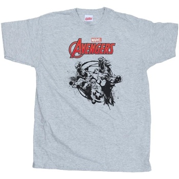 textil Niño Camisetas manga corta Marvel Avengers Team Burst Gris
