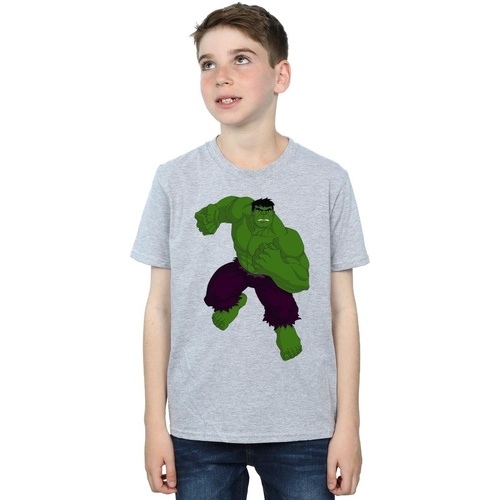 textil Niño Camisetas manga corta Marvel Hulk Pose Gris