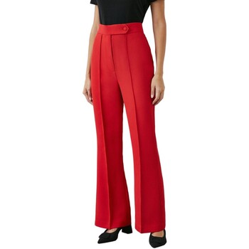 textil Mujer Pantalones Principles DH6606 Rojo