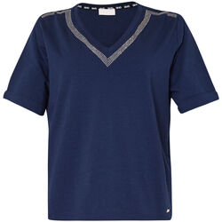 textil Mujer Tops y Camisetas Liu Jo Camiseta con tachuelas Azul