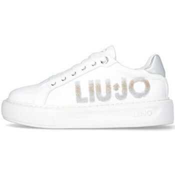 Zapatos Mujer Deportivas Moda Liu Jo Zapatillas de plataforma con logotipo grande Blanco