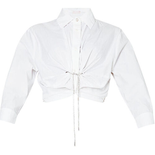 textil Mujer Camisas Liu Jo Camisa con nudo Blanco