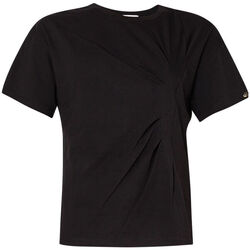 textil Mujer Tops y Camisetas Liu Jo Camiseta con fruncido asimétrico Negro