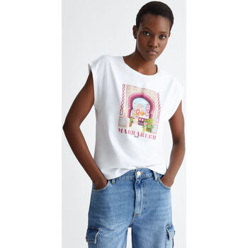 textil Mujer Tops y Camisetas Liu Jo Camiseta con estampado Marrakech Multicolor