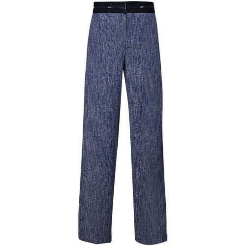 textil Mujer Pantalones Liu Jo Pantalón de talle alto Azul
