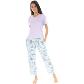 textil Mujer Pijama Christian Cane VIKY Violeta