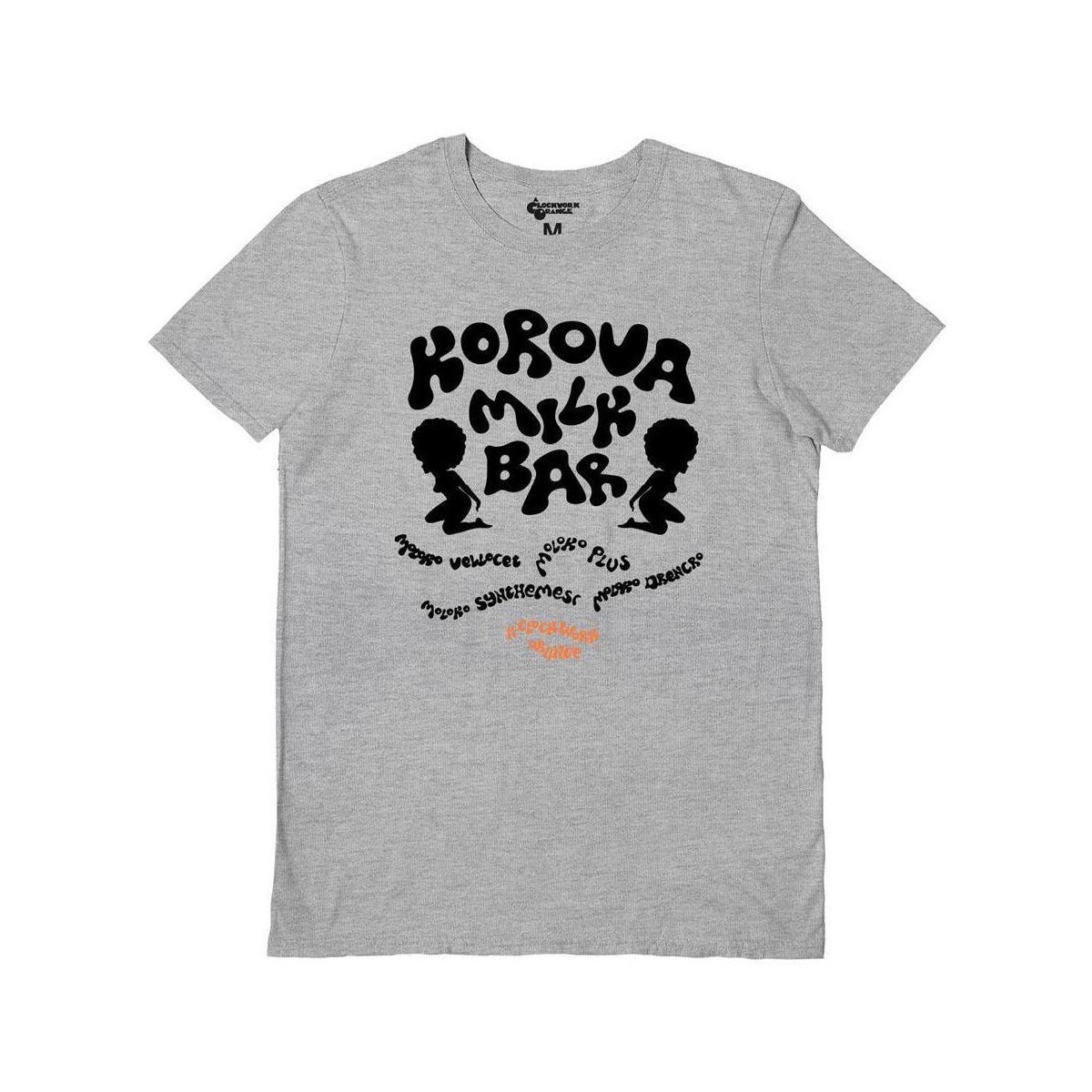 textil Camisetas manga larga Clockwork Orange Korova Milk Bar Gris