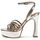 Zapatos Mujer Zapatos de tacón Guess FLPIR2 LEM03 IRIAT-SILVE Oro