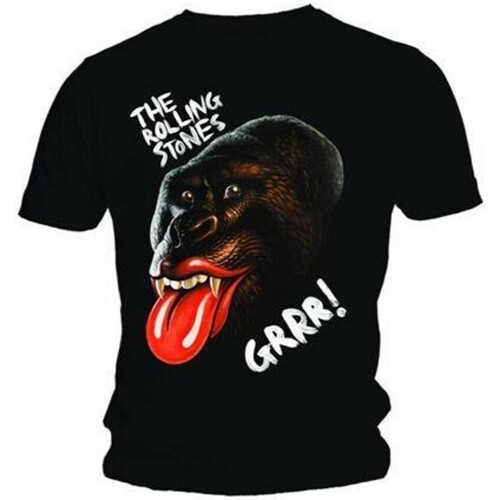 textil Camisetas manga larga The Rolling Stones Grrr Negro