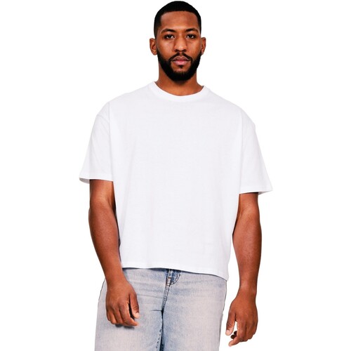 textil Hombre Camisetas manga larga Casual Classics AB598 Blanco
