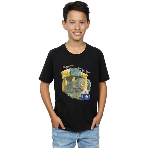 textil Niño Camisetas manga corta Disney Dumbo Circus Negro