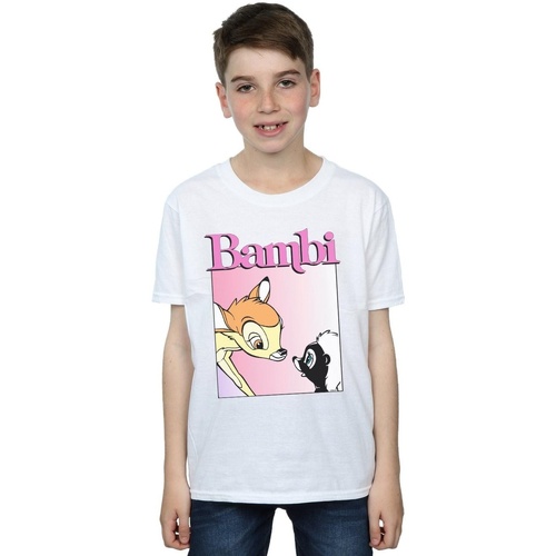 textil Niño Camisetas manga corta Disney Bambi Nice To Meet You Blanco