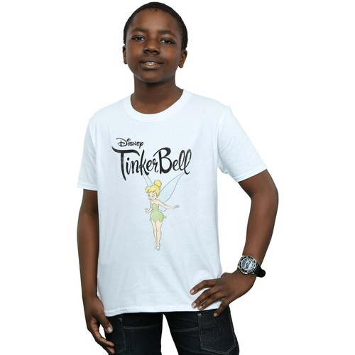 textil Niño Camisetas manga corta Disney Tinker Bell Flying Tink Blanco