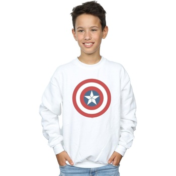 textil Niño Sudaderas Marvel Captain America Civil War Shield Blanco
