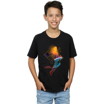 textil Niño Camisetas manga corta Marvel Captain  Nebula Flight Negro