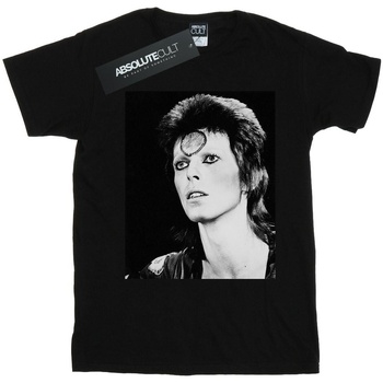 textil Niño Camisetas manga corta David Bowie Ziggy Looking Negro