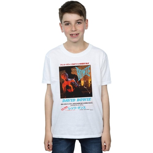 textil Niño Camisetas manga corta David Bowie Asian Poster Blanco