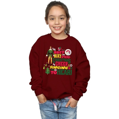 textil Niña Sudaderas Elf Christmas Cheer Multicolor