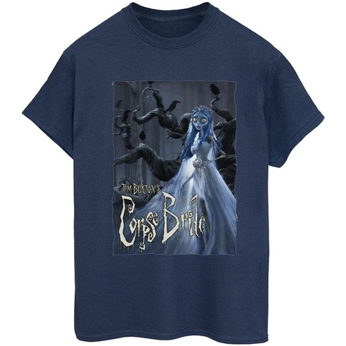 textil Mujer Camisetas manga larga Corpse Bride Wedding Gown Poster Azul