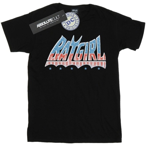 textil Niña Camisetas manga larga Dc Comics Batgirl American Logo Negro