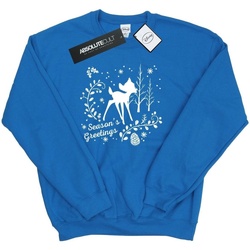textil Hombre Sudaderas Disney Bambi Christmas Greetings Azul