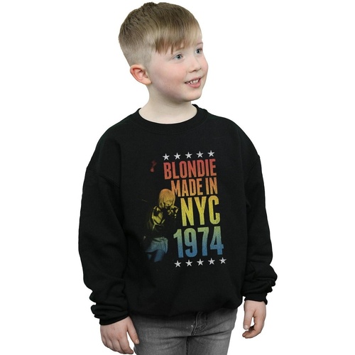 textil Niño Sudaderas Blondie Rainbow NYC Negro