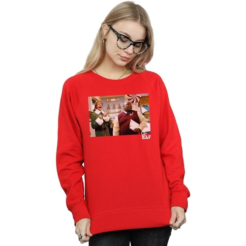 textil Mujer Sudaderas Elf Christmas Store Cheer Rojo