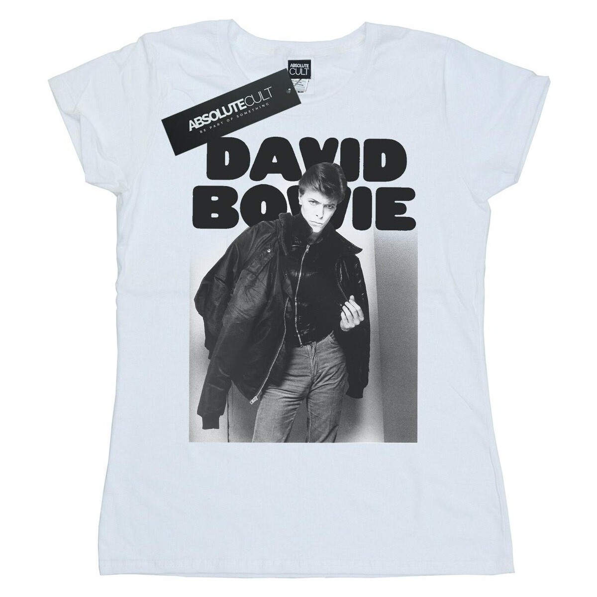 textil Mujer Camisetas manga larga David Bowie Jacket Photograph Blanco