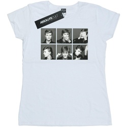 textil Mujer Camisetas manga larga David Bowie Photo Collage Blanco