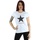 textil Mujer Camisetas manga larga David Bowie Star Logo Blanco