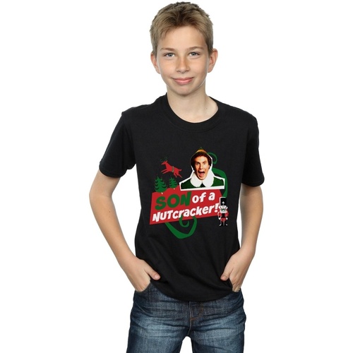 textil Niño Camisetas manga corta Elf Son Of A Nutcracker Negro