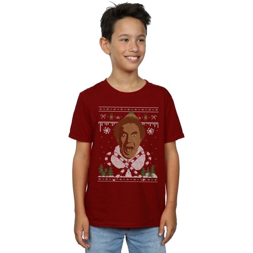 textil Niño Tops y Camisetas Elf Christmas Fair Isle Multicolor