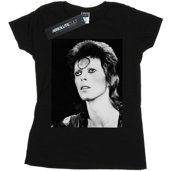textil Mujer Camisetas manga larga David Bowie BI16708 Negro