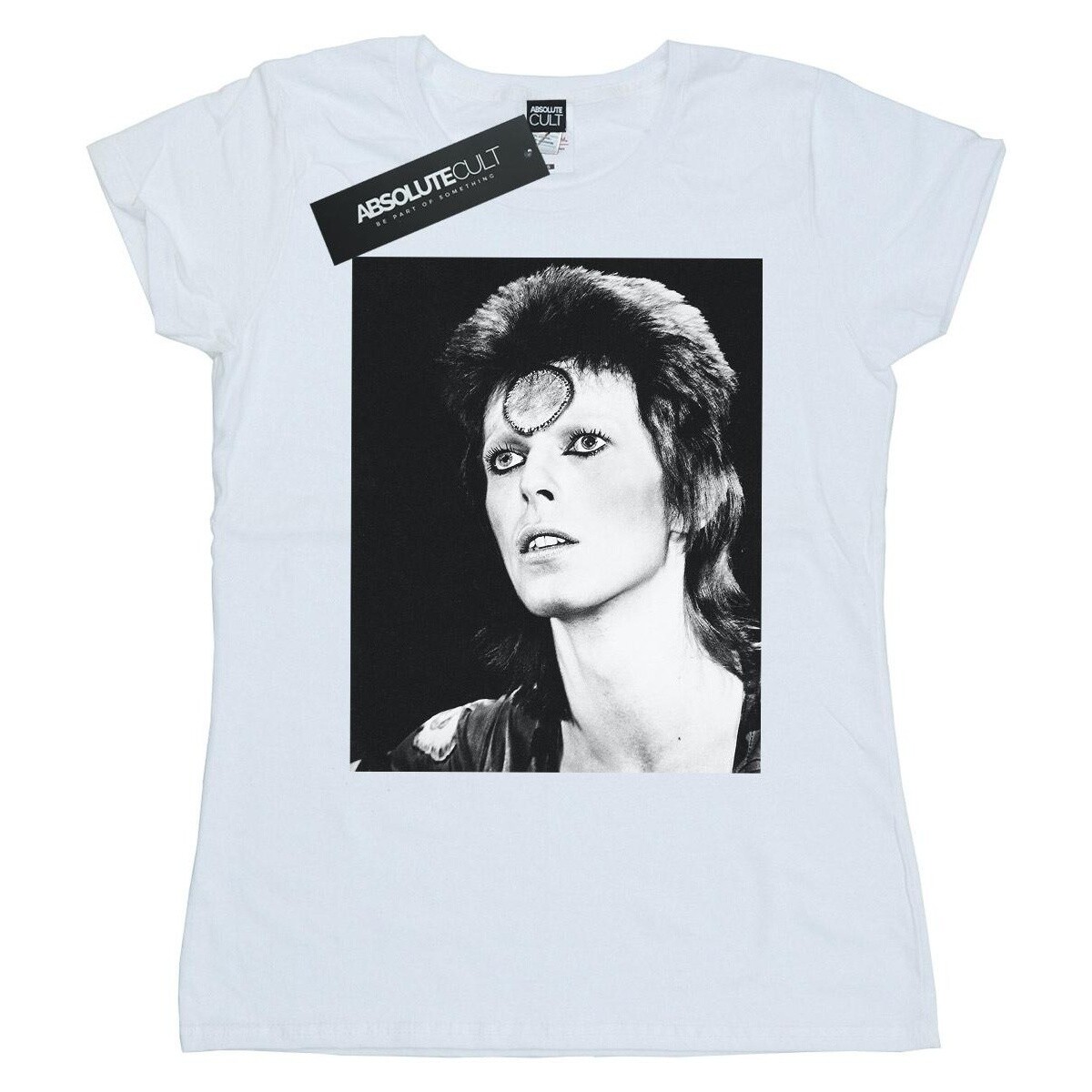 textil Mujer Camisetas manga larga David Bowie Ziggy Looking Blanco