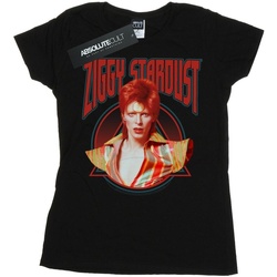 textil Mujer Camisetas manga larga David Bowie Ziggy Stardust Negro
