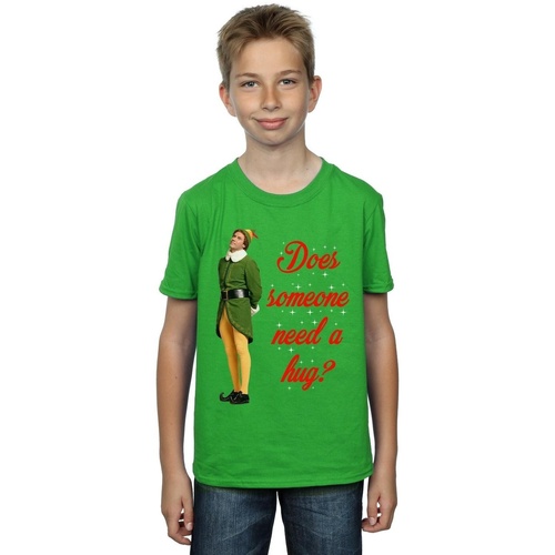 textil Niño Camisetas manga corta Elf Hug Buddy Verde