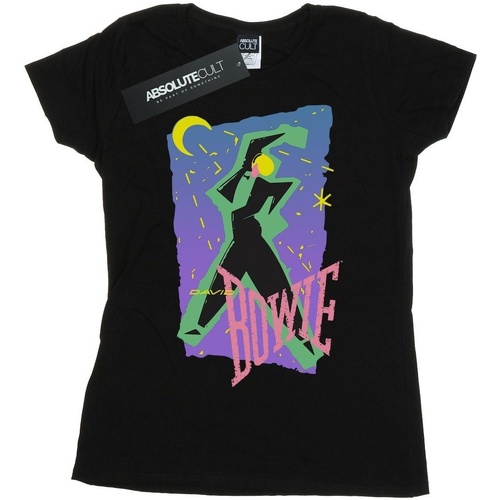 textil Mujer Camisetas manga larga David Bowie BI16748 Negro