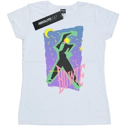 textil Mujer Camisetas manga larga David Bowie Moonlight Dance Blanco