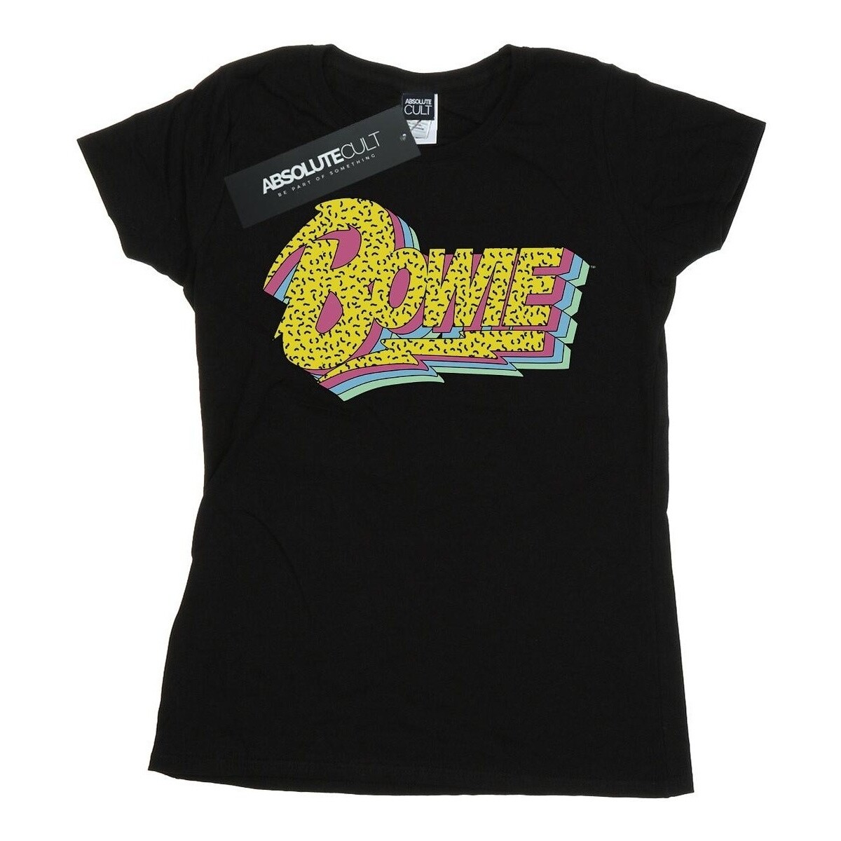 textil Mujer Camisetas manga larga David Bowie Moonlight 90s Logo Negro
