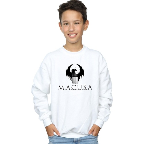 textil Niño Sudaderas Fantastic Beasts MACUSA Logo Blanco