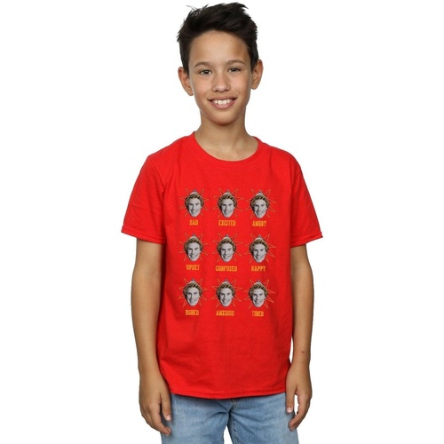 textil Niño Camisetas manga corta Elf Buddy Moods Rojo