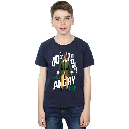 textil Niño Tops y Camisetas Elf Angry Azul