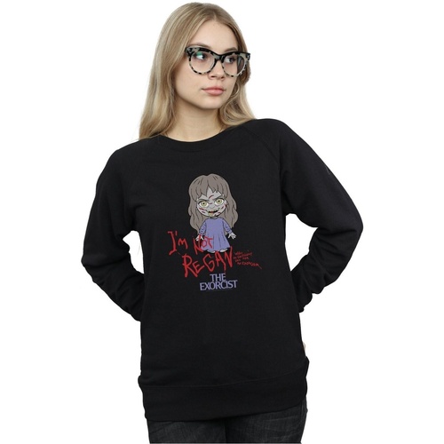 textil Mujer Sudaderas The Exorcist Chibi Excellent Day Negro
