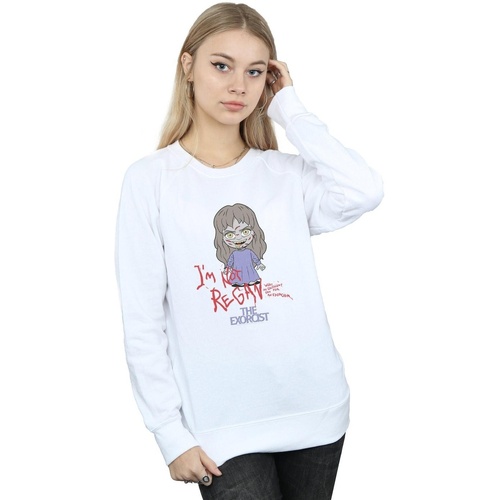 textil Mujer Sudaderas The Exorcist Chibi Excellent Day Blanco