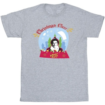textil Niño Tops y Camisetas Elf Christmas Snowglobe Gris