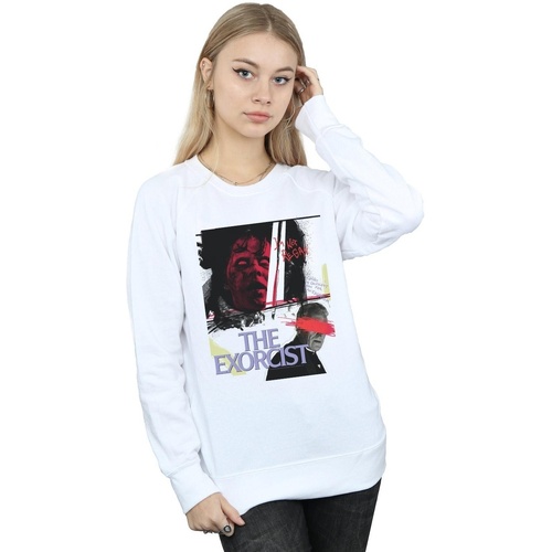 textil Mujer Sudaderas The Exorcist Scratched Eyes Blanco
