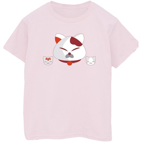textil Hombre Camisetas manga larga Disney Big Hero 6 Baymax Kitten Heads Rojo